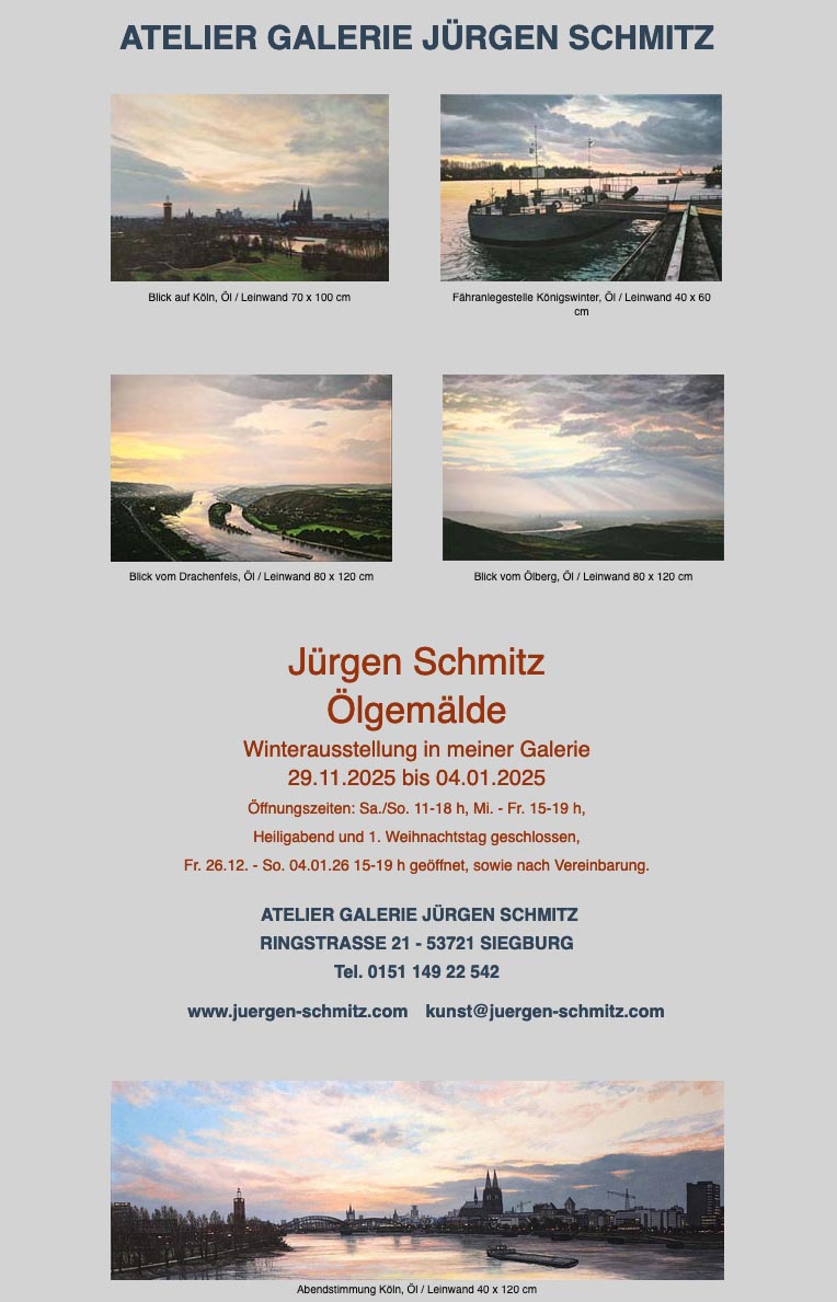 Einladung zur Weihnachtsausstellung 2025