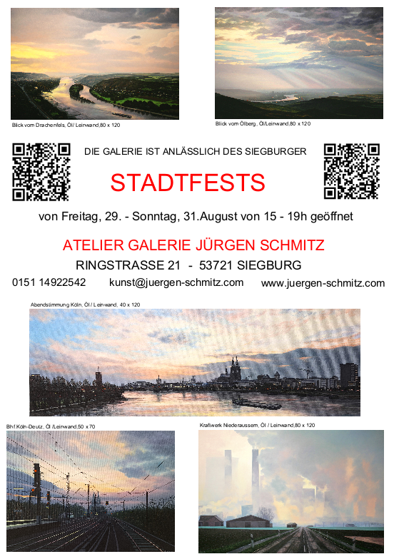 Ausstellung Ölbilder Jürgen Schmitz